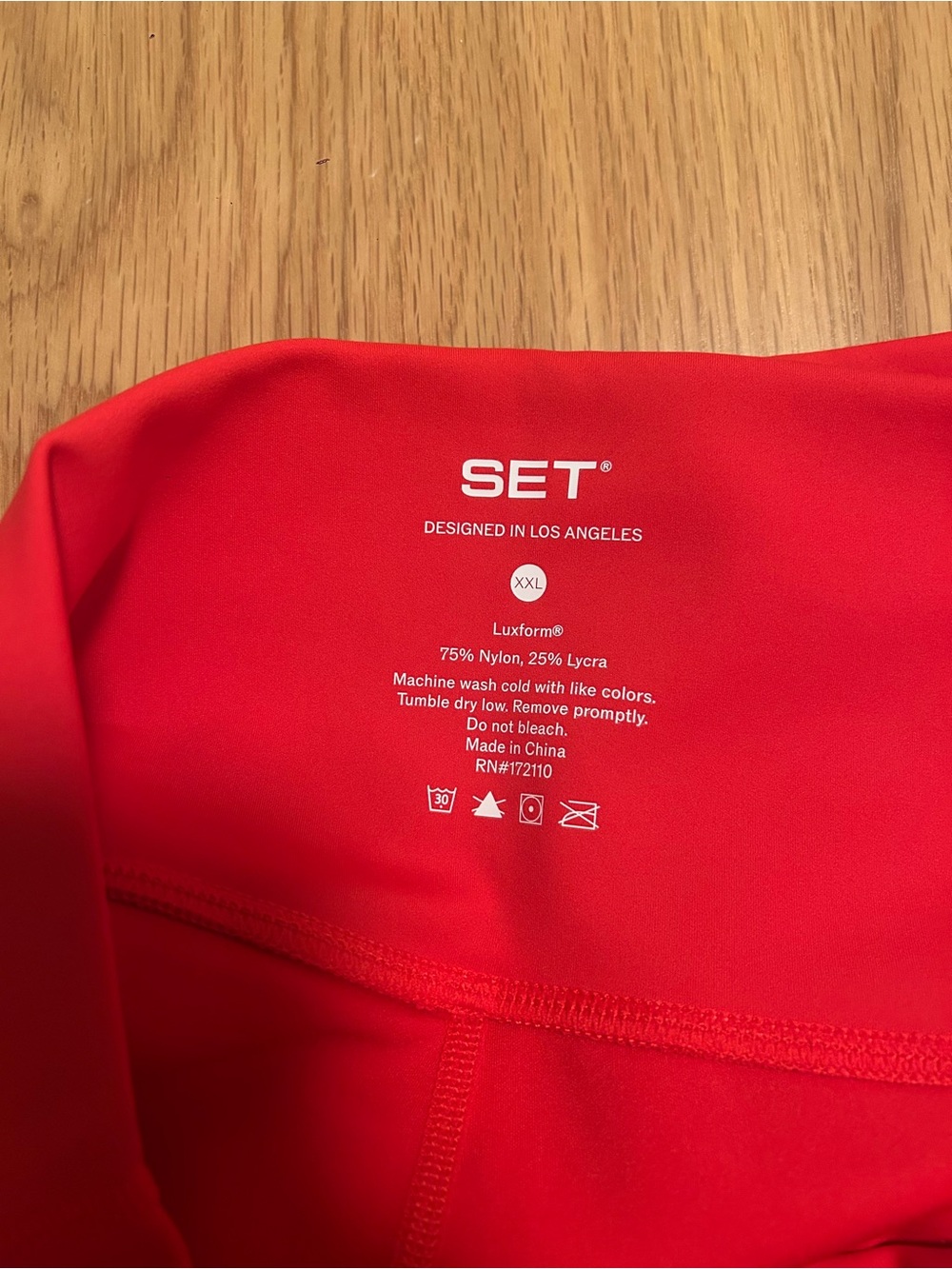 SET Active Resort Luxform Lux Shorts Color Maraschino Size XXL NWT - Picture 6 of 16